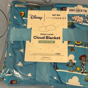 Disney Little Sleepies Blue Cloud Blanket